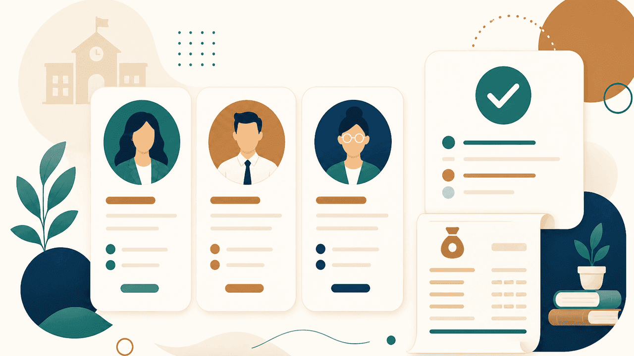 HR panel with staff directory, leave approvals and payroll
